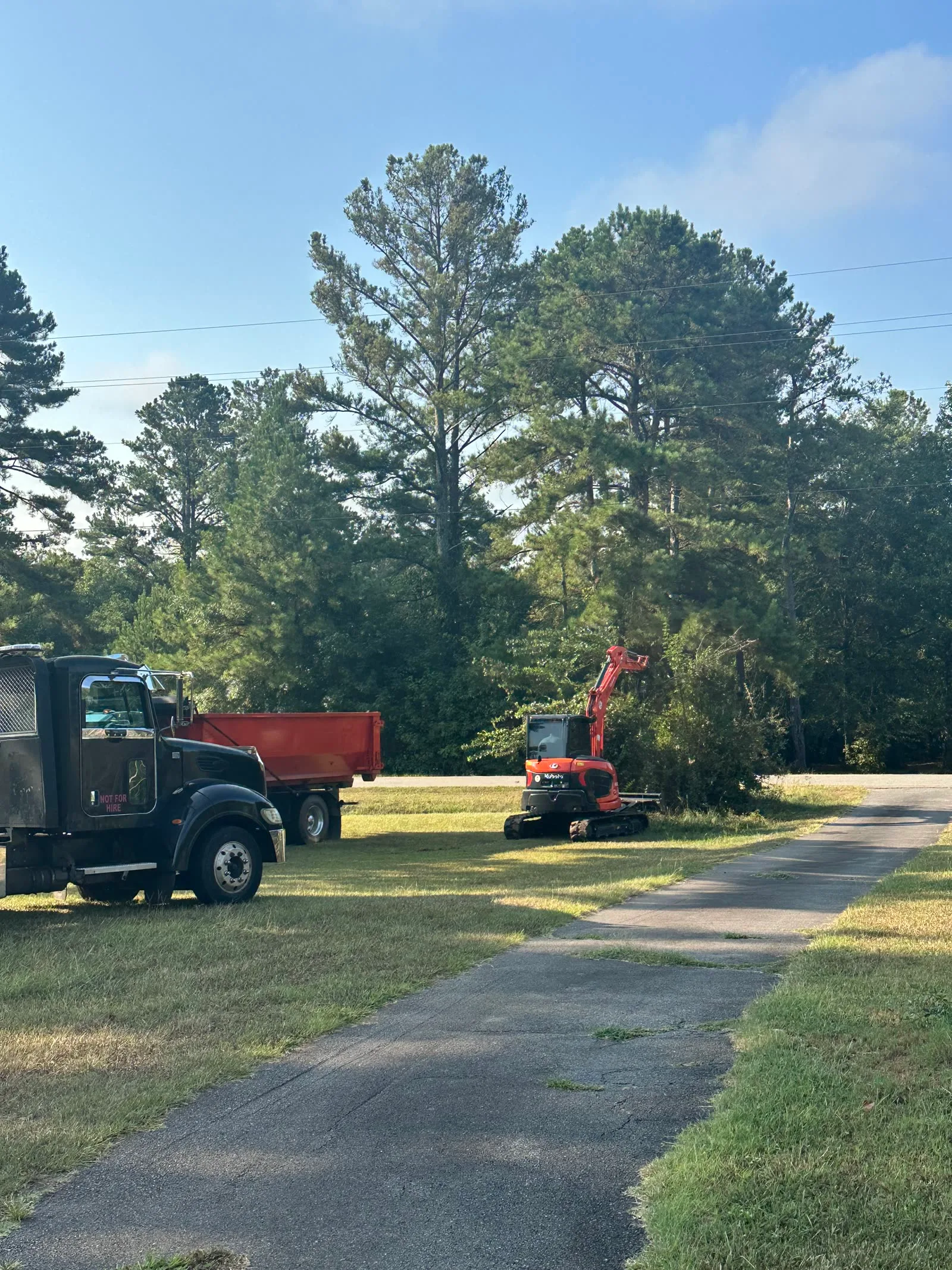 haggai-clearing-2062 Forestry mulcher clearing brush in Spalding County GA